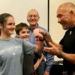 Private Hoffner Defensive Folding Knife & Don't Get Taken Course for 4 or More Attendees in Houston Area