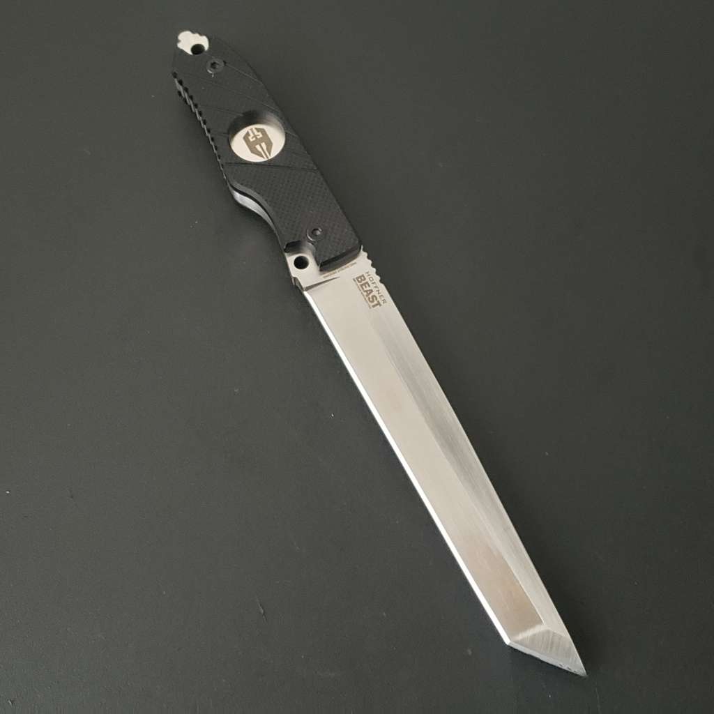 Hoffner BEAST Black Handle Silver Blade Hoffners