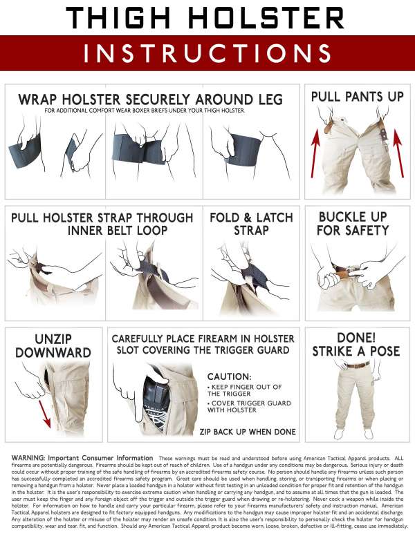 Hoffner ConcealedCarry Thigh Holster Hoffners