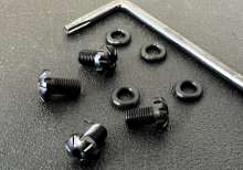 Hoffner Grip Screws 1911 Traction, Dark Knight