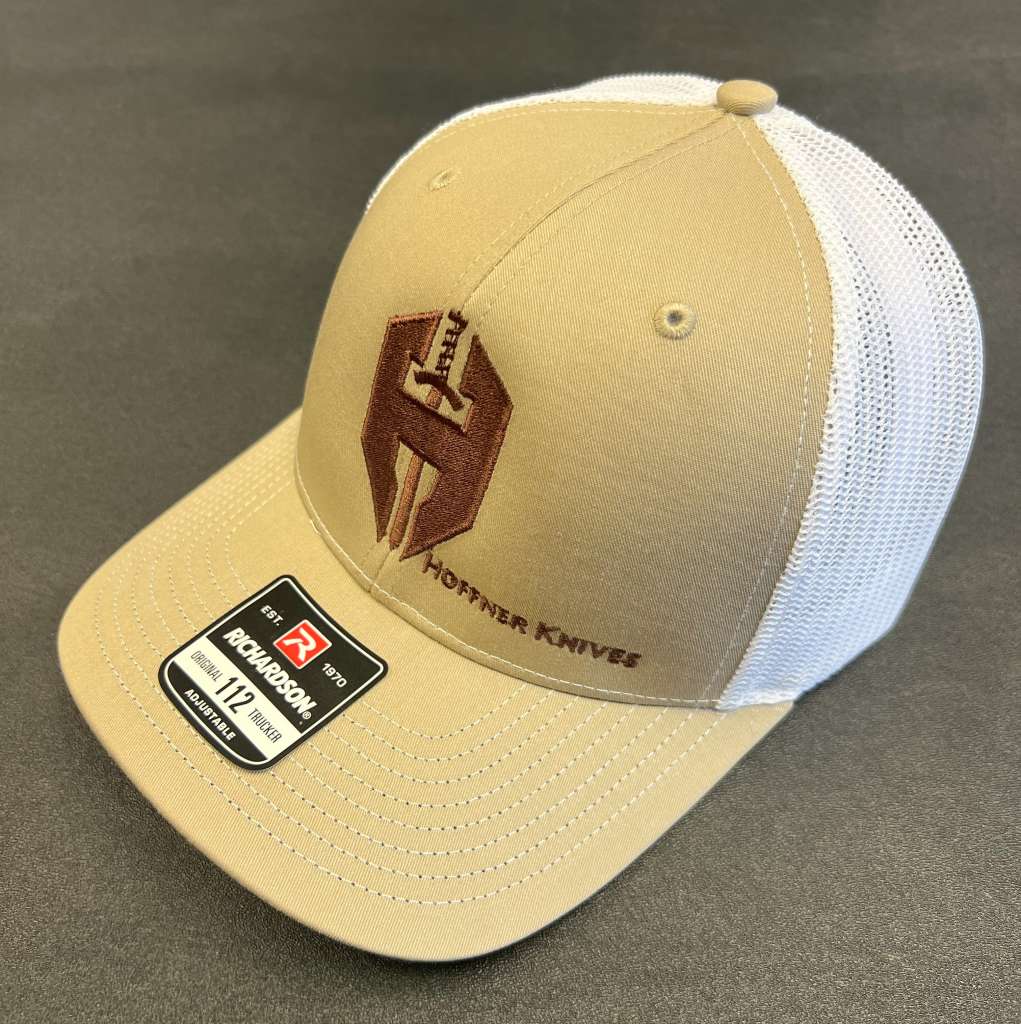 Hoffner Trucker Hat Khaki/White, Richardson Snapback