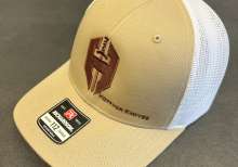 Hoffner Trucker Hat Khaki/White, Richardson Snapback