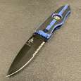 Black Combo Blade – Thin Blue Line Handle