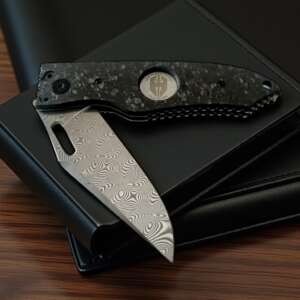 Hoffner Damascus "SNAP" Folding Knife
